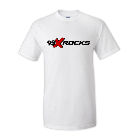 93X Rocks Logo Tee (White)